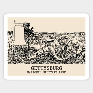 Gettysburg National Military Park Sticker